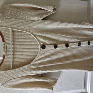 Madewell Cream Button-Down Top